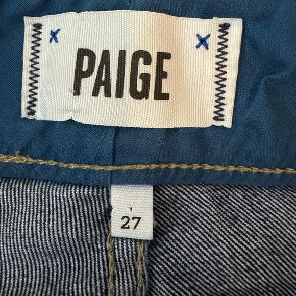 PAIGE Womens Sz 27 Jeans Hidden Hills Mid-Rise Bootcut Super McKinley Dark Denim - Picture 8 of 14